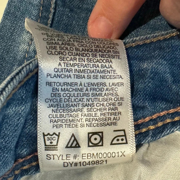 Kensie Effortless Ankle Mid Rise Distressed Jeans Women’s size 8 - Picture 8 of 12